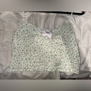 American Eagle Outfitters Mint Floral Camisole